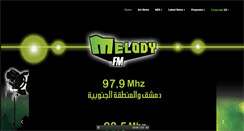 Desktop Screenshot of melodysyria.com